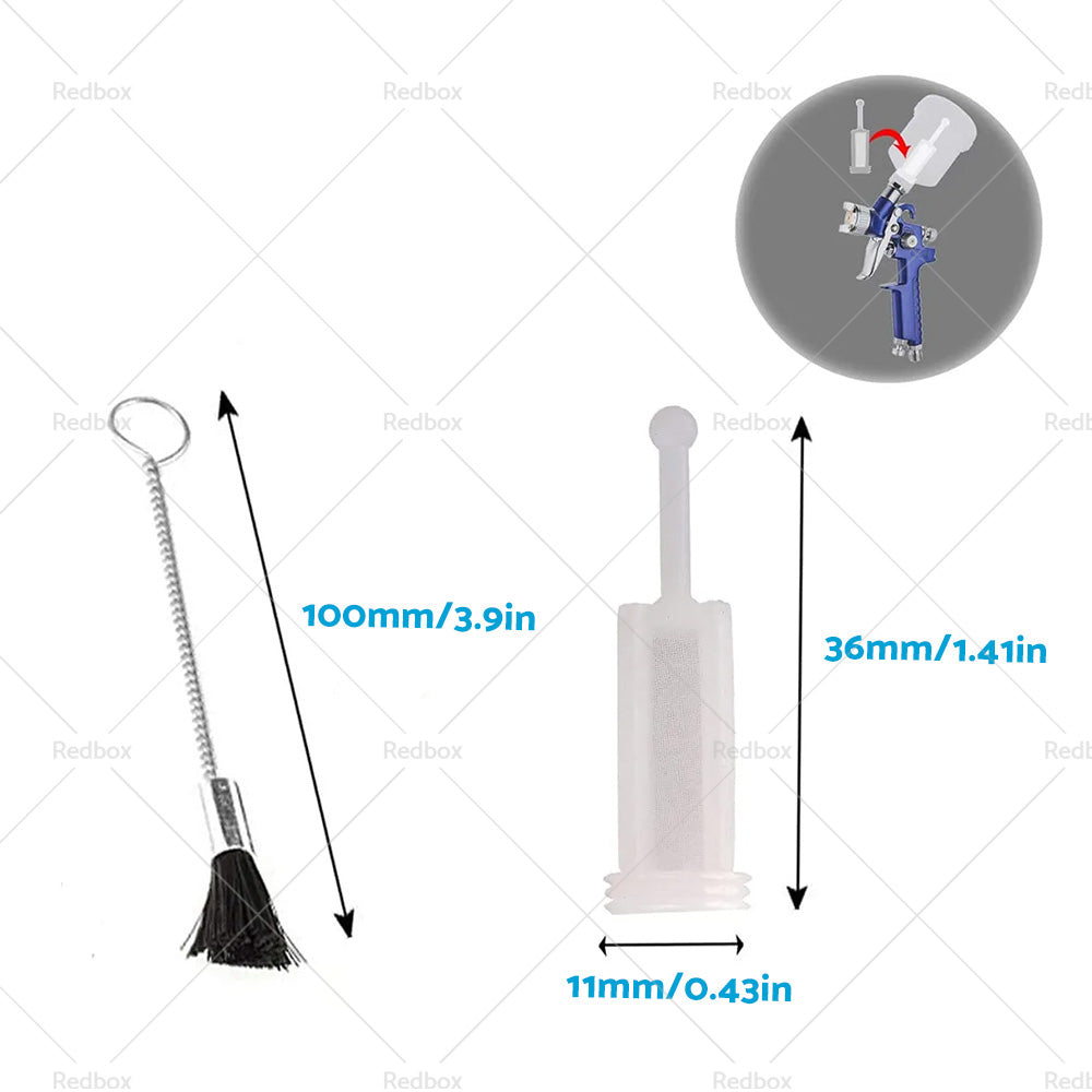 {{ 17PCS Spray Gun Cleaning Brush Kit Suitable For All Types of Spray Gun Systems }} - Buy Car Parts Online at {{ Kaka Auto Parts }}.