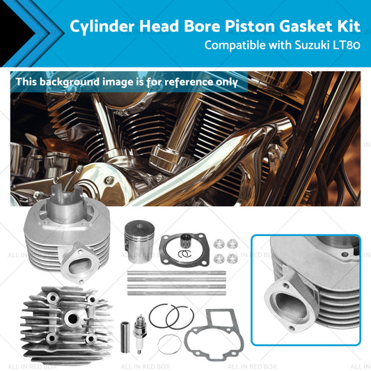 {{ Cylinder Head Bore Piston Gasket Kit Suitable for 87-06 Suzuki Quadsport LT80 }} - Buy Car Parts Online at {{ Kaka Auto Parts }}.