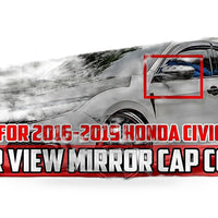 Carbon Fiber Rear View Mirror Cover Suitable for Honda Civic 2016-2021 - XQ1