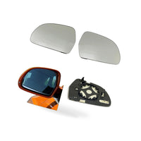 Mirror Glass Left Heated Blue Suitable for Audi A4L A6L Q3 Skoda Octavia Superb - BD1