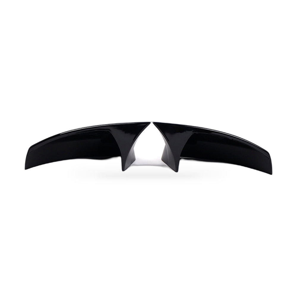 Gloss Black Horn Style Rearview Mirror Cover Suitable for Audi A3 2014-2020 S3 - ZT3