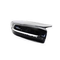 Gloss Black Water Transfer Bullhorn Side Mirror Cover Shell Suitable for BMW G20 - BD1