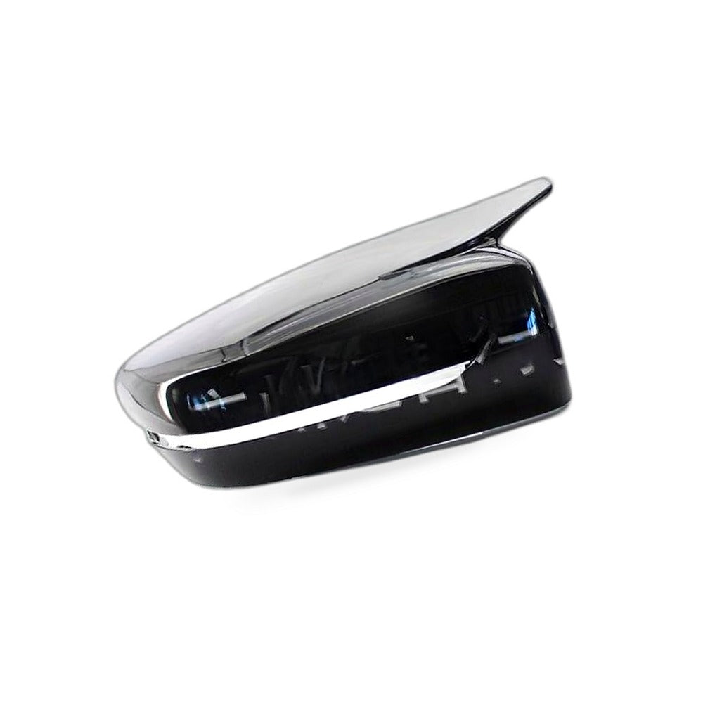 Gloss Black Water Transfer Bullhorn Side Mirror Cover Shell Suitable for BMW G20 - BD2