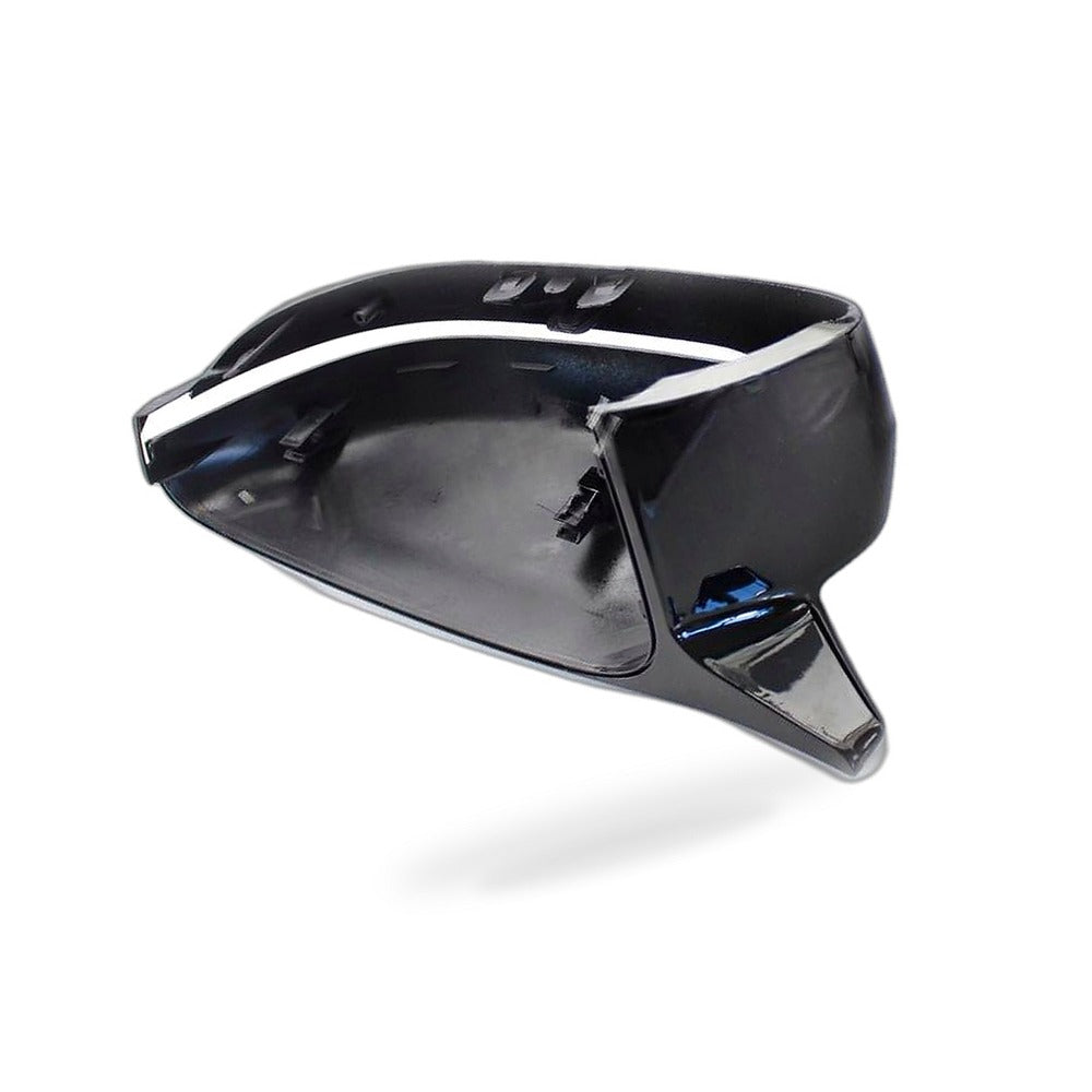 Gloss Black Water Transfer Bullhorn Side Mirror Cover Shell Suitable for BMW G20 - BD4