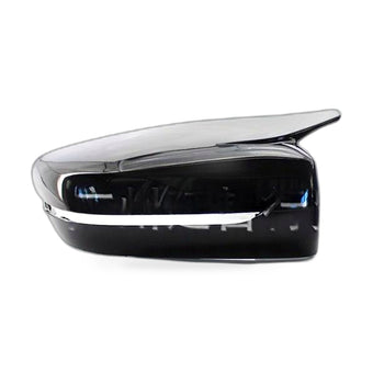 compare product Gloss Black Water Transfer Bullhorn Side Mirror Cover Shell Suitable for BMW G20