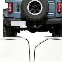 Blind Spot Detection Mirror Glass Suitable for Ford Bronco 2024 Right Side - XQ1
