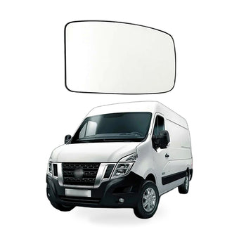 compare product Mirror Glass Suitable for Nissan NV400 Renault Master Opel Movano Left Heated