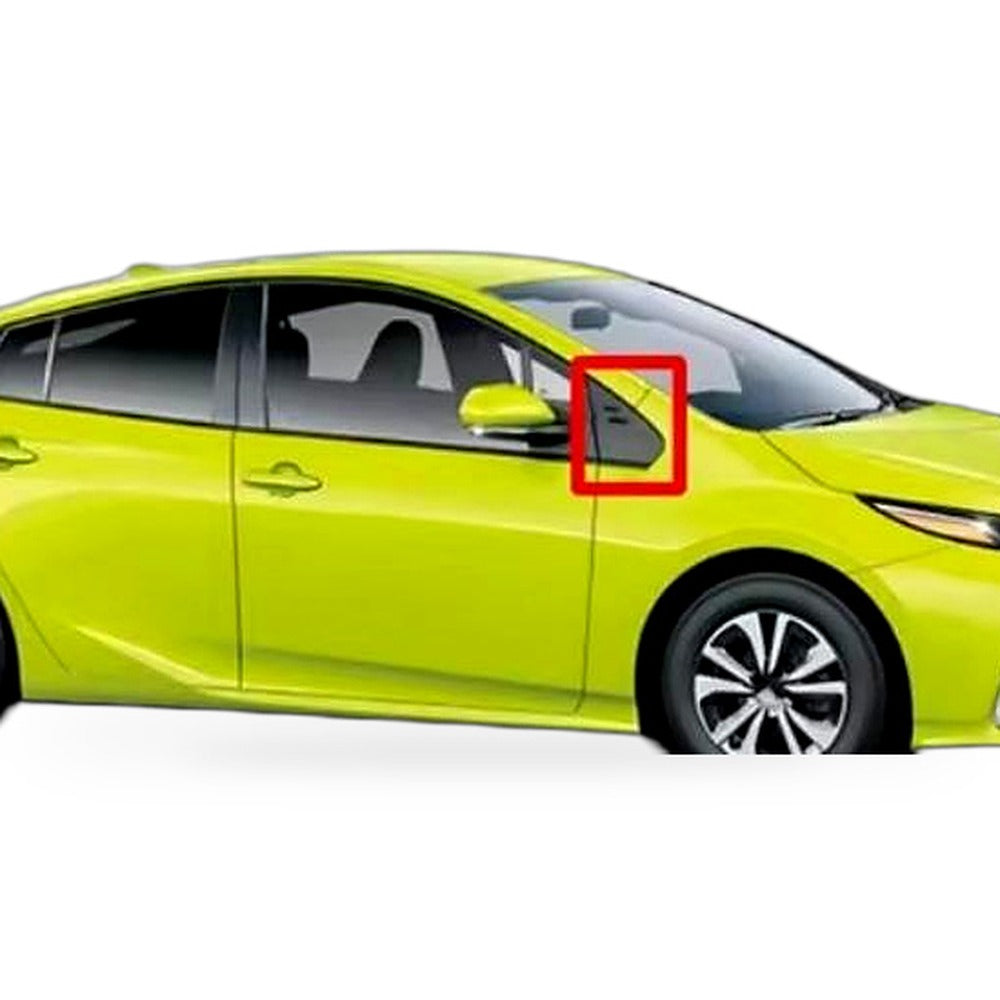 Mirror Triangle Cover Suitable for Toyota Prius 2016-2020 Gloss Black - XQ1