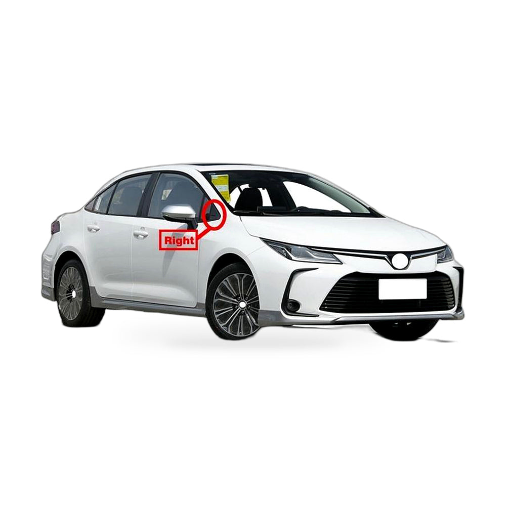 Right Outer Triangle Trim Cover Suitable for Toyota Corolla 2019-2021 - ZT2