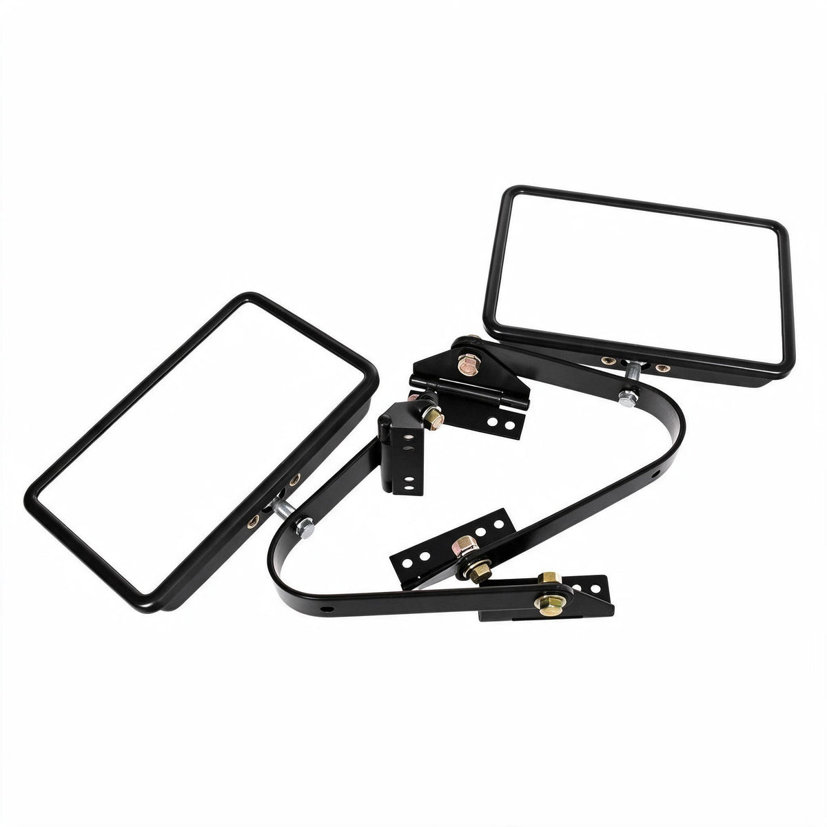 Door Mirror Head and Arm Set Texture Black LH RH Suitable for Universal Truck - BD2