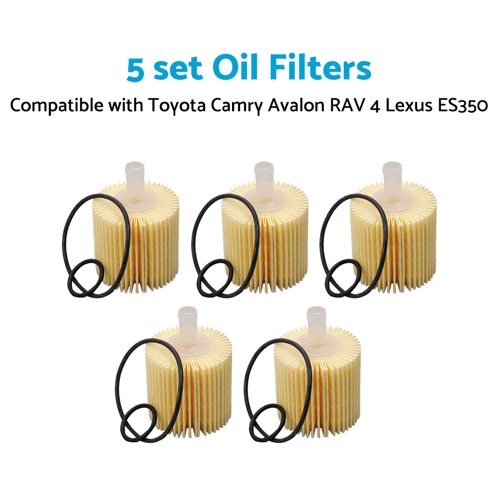 {{ 5PCS Oil Filter 04152-YZZA1 Suitable For Toyota Camry Kluger RAV 4 Lexus IS300h }} - Buy Car Parts Online at {{ Kaka Auto Parts }}.