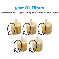 {{ 5PCS Oil Filter 04152-YZZA1 Suitable For Toyota Camry Kluger RAV 4 Lexus IS300h }} - Buy Car Parts Online at {{ Kaka Auto Parts }}.