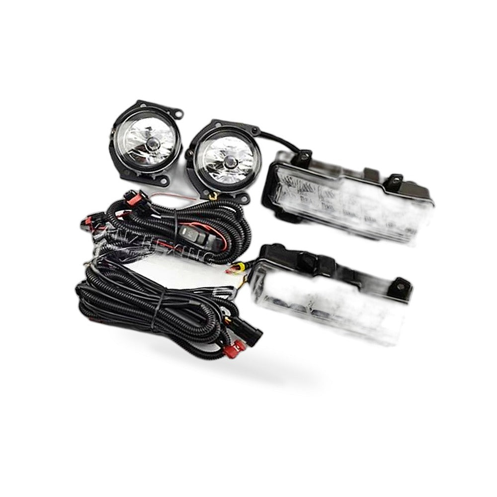 Fog Light Frame Suitable for Mitsubishi Pajero V93 V97 2015-2019 LED DRL - BD1