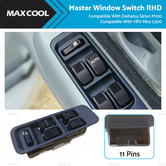 {{ Master Window Switch 84820-97201 Suitable For Daihatsu Sirion M100 YRV Mira L500 }} - Buy Car Parts Online at {{ Kaka Auto Parts }}.