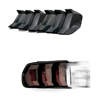 compare product Smoked Tail Light Cover Suitable for Ford Mustang 2018-2023 Black ABS Trim Shell