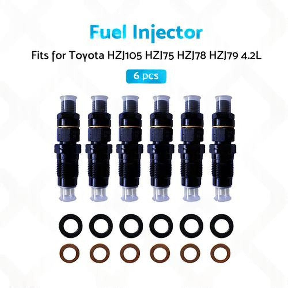 6x Diesel Fuel Injectors Suitable for Toyota Celica 2.0L