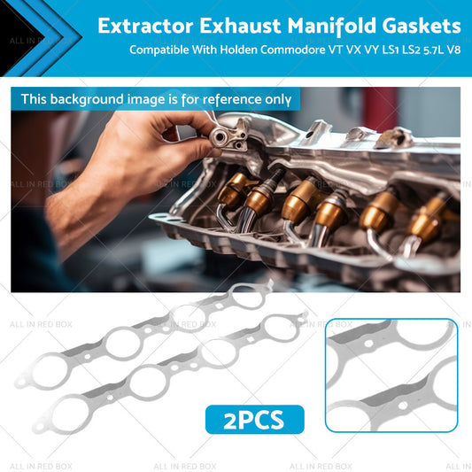 {{ Extractor Exhaust Manifold Gaskets Suitable For Holden Commodore VT VX VY 5. 7 V8 }} - Buy Car Parts Online at {{ Kaka Auto Parts }}.