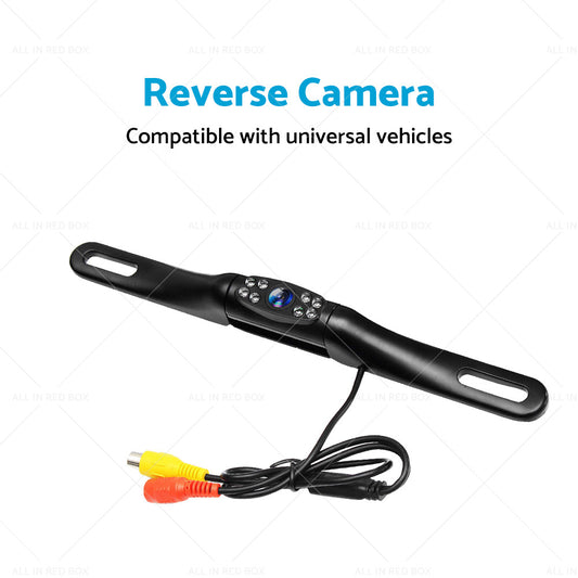 170 Angle Car Rear View Reversing HD Camera Back Up Parking Number Plate Night Vision