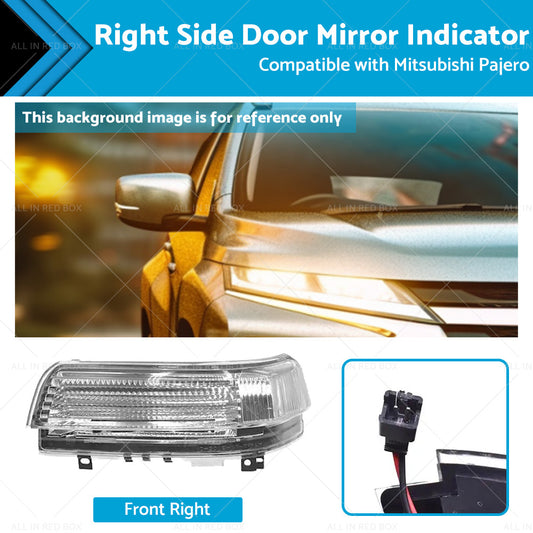 {{ Wing Door Mirror Indicator Suitable for Mitsubishi Pajero NS-NX 11 2006-2019 RH }} - Buy Car Parts Online at {{ Kaka Auto Parts }}.