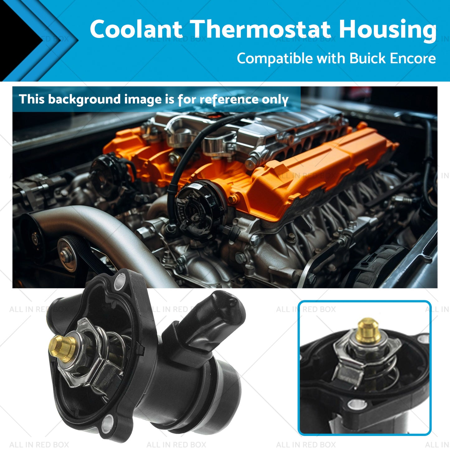 {{ Coolant Thermostat Housing Fits For Holden Cruze JH Trax A14NET 1. 4L Turbo }} - Buy Car Parts Online at {{ Kaka Auto Parts }}.