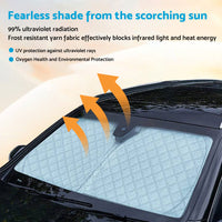 {{ 6 Layer WindScreen Sun Shade Suitable For Isuz D-MAX 2020-2024 UV Protection }} - Buy Car Parts Online at {{ Kaka Auto Parts }}.