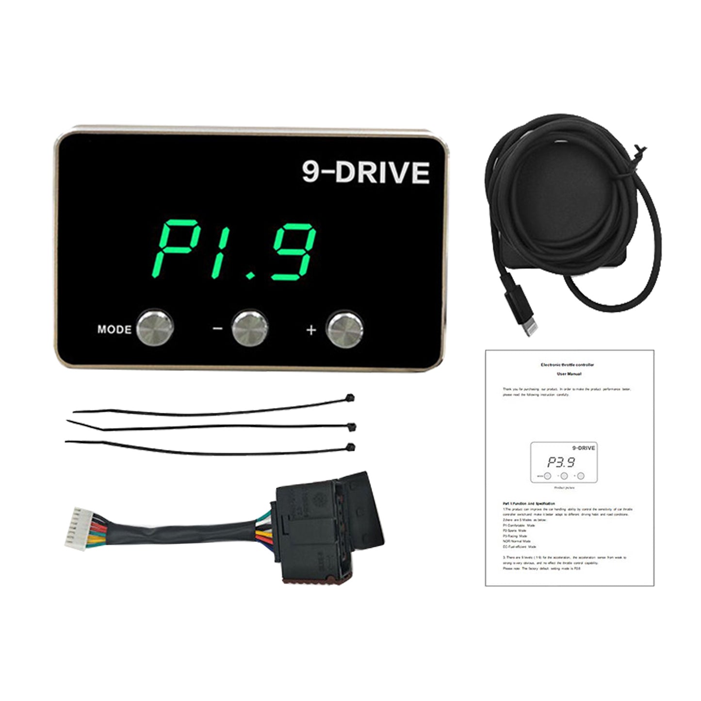 9-Mode Throttle Controller Kit Suitable For Toyota Prado 120 Series 2002-2009