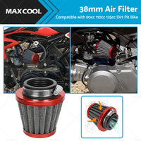 {{ 38mm Air Filter Pod Cleaner Suitable for 110cc 125cc Motorcycle PIT Dirt Bike }} - Buy Car Parts Online at {{ Kaka Auto Parts }}.