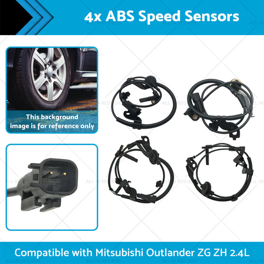 4670A576 4x ABS Speed Sensors Suitable for Mitsubishi Outlander ZG ZH 2. 4L 06-12