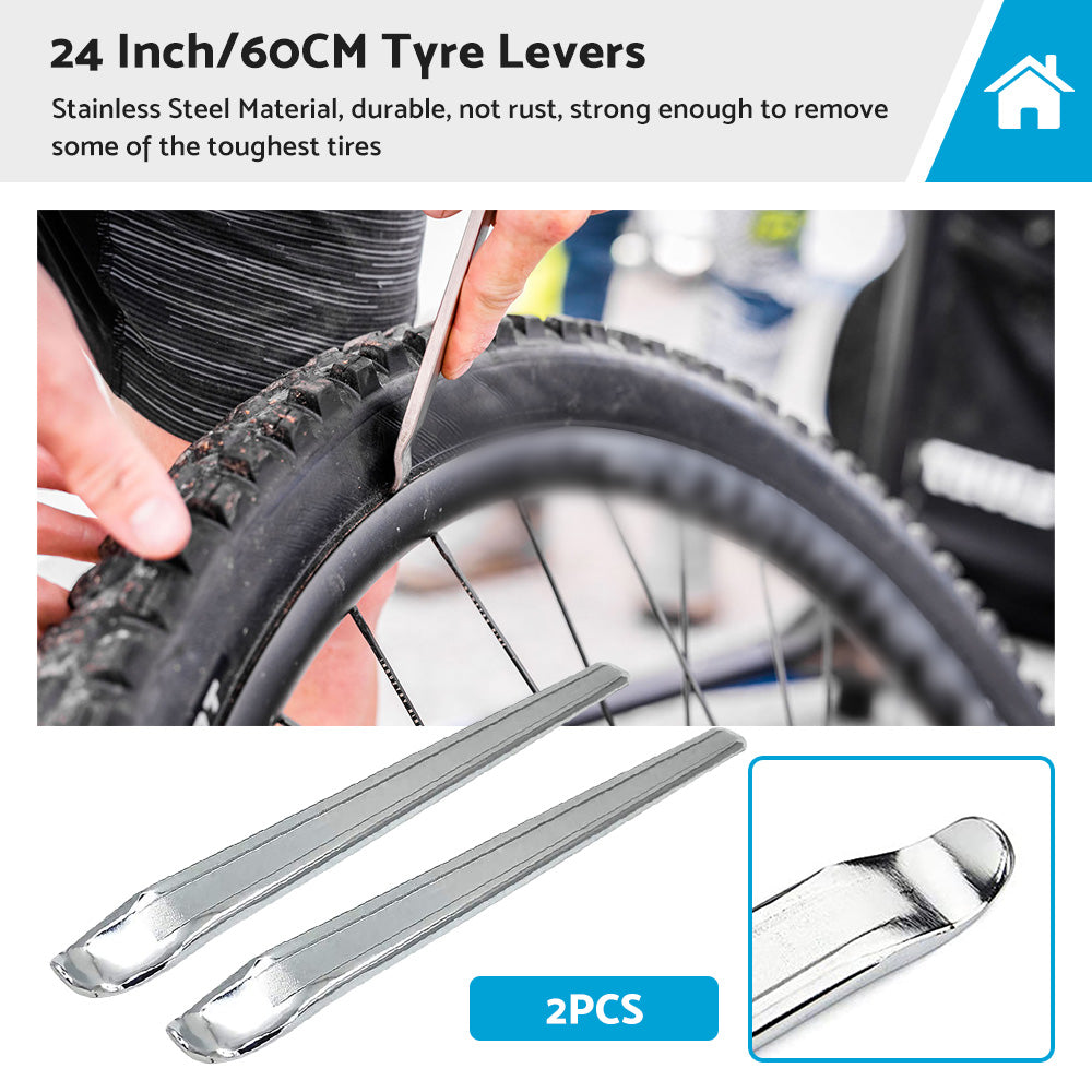 {{ 2PCS 24 Inch or 60CM Tyre Levers Bike Quad Car Motorcycle Scooter Wheel Barrow Tool }} - Buy Car Parts Online at {{ Kaka Auto Parts }}.