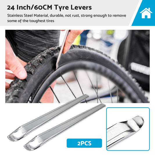 {{ 2PCS 24 Inch or 60CM Tyre Levers Bike Quad Car Motorcycle Scooter Wheel Barrow Tool }} - Buy Car Parts Online at {{ Kaka Auto Parts }}.