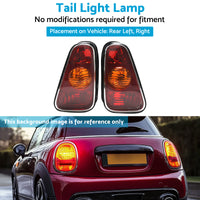 {{ Pair LH+RH Hand Tail Light Lamp Suitable For Mini Cooper Hatch R50 2001-2004 }} - Buy Car Parts Online at {{ Kaka Auto Parts }}.