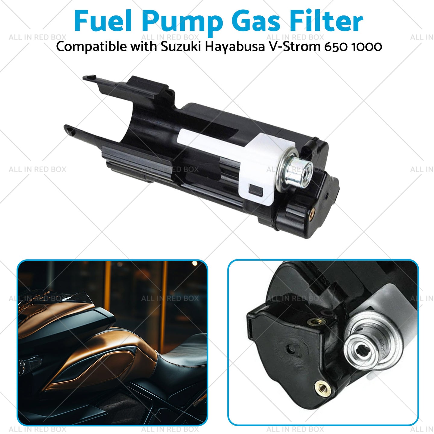 {{ 1x Fuel Pump Gas Filter Suitable for Suzuki Hayabusa V-Strom 650 1000 2002-2012 }} - Buy Car Parts Online at {{ Kaka Auto Parts }}.