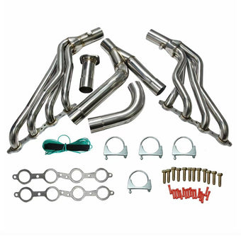compare product 2x Exhaust Header Y-Pipe Suitable For Chevy Silverado Sierra 1999¡§C2006 4.8L 5.3L