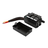 6-Way 12V Auto Waterproof Fuse & Relay Holder Box With 40A Relays Suitable For ATC Fuses