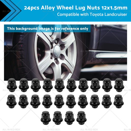 {{ 24pcs Extreme 12x1. 5mm Alloy Wheel Lug Nuts Suitable for Toyota Landcruiser 200 }} - Buy Car Parts Online at {{ Kaka Auto Parts }}.