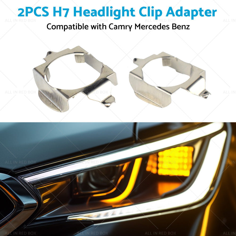 {{ 1 Pair LED Headlight H7 Clip Adapter Holder Suitable for Camry Mercedes Benz }} - Buy Car Parts Online at {{ Kaka Auto Parts }}.