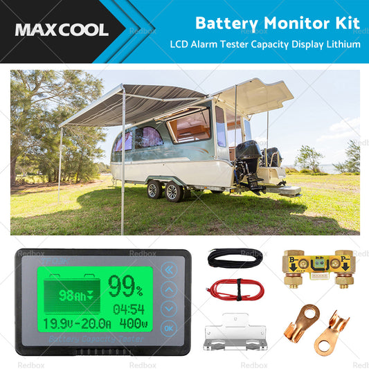 {{ 350A MAX 500A LCD Alarm Tester Capacity Display Lithium Battery Monitor Caravan }} - Buy Car Parts Online at {{ Kaka Auto Parts }}.