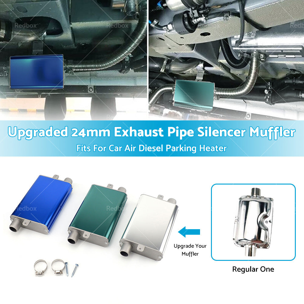 {{ Upgraded 24mm Exhaust Pipe Silencer Muffler For Car Air Diesel Parking Heater }} - Buy Car Parts Online at {{ Kaka Auto Parts }}.