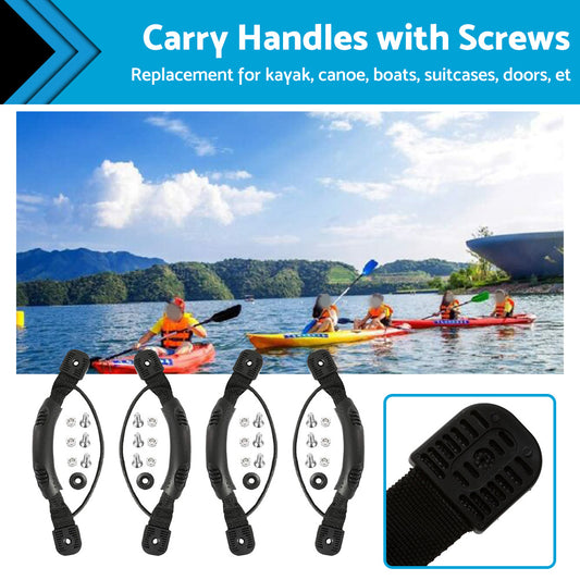 {{ 4x Carry Handles with Screws For Kayak Canoe Boat Side Mount Carry Replacement }} - Buy Car Parts Online at {{ Kaka Auto Parts }}.