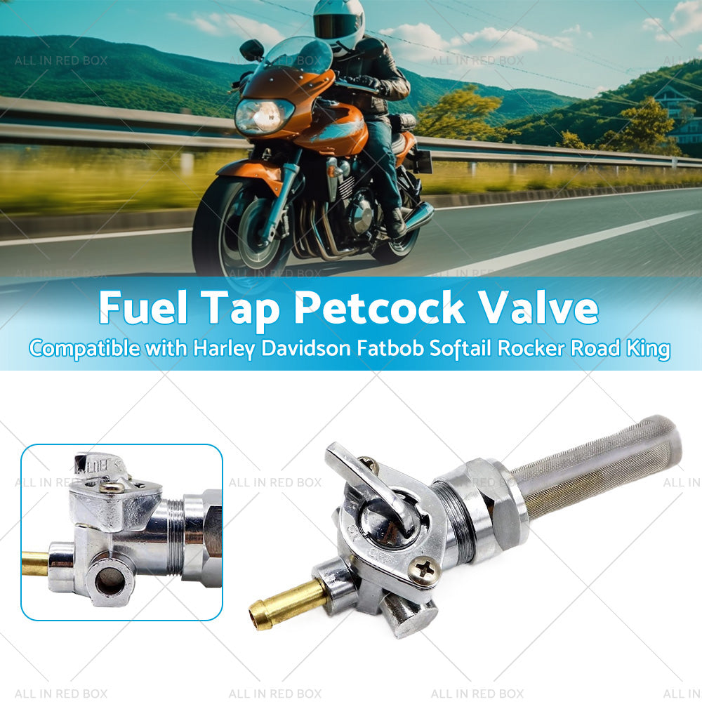 {{ 22mm Petcock Fuel Tap Valve Suitable For Harley Davidson Fatboy Softail Rocker }} - Buy Car Parts Online at {{ Kaka Auto Parts }}.