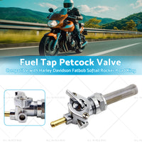 {{ 22mm Petcock Fuel Tap Valve Suitable For Harley Davidson Fatboy Softail Rocker }} - Buy Car Parts Online at {{ Kaka Auto Parts }}.