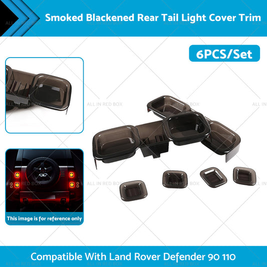 {{ Smoked Blackened Tail Light Cover Suitable For Land Rover Defender 90 110 20-22 }} - Buy Car Parts Online at {{ Kaka Auto Parts }}.