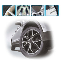 Visbella Wheel Rim Repair Kit for Kerb Scratches and Scuffs – 5x Set with Tools and Gloves