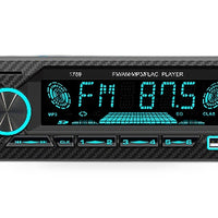 12V Single Din Short MP3 FM Radio Car Stereo Dual Bluetooth USB Player 1789