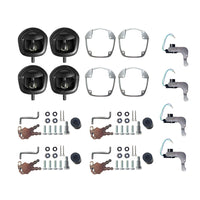{{ 4x Power Operated Whale Tail T Handle Folding Lock Trailer Canopy Black DC 12V }} - Buy Car Parts Online at {{ Kaka Auto Parts }}.