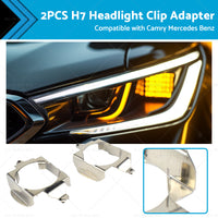 {{ 1 Pair LED Headlight H7 Clip Adapter Holder Suitable for Camry Mercedes Benz }} - Buy Car Parts Online at {{ Kaka Auto Parts }}.