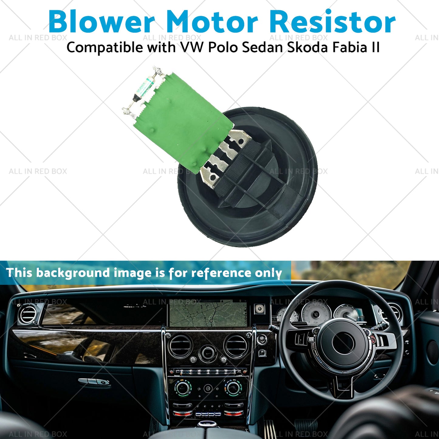 {{ 6Q0959263 Blower Motor Resistor Suitable for VW Polo Sedan Skoda Fabia II 07- }} - Buy Car Parts Online at {{ Kaka Auto Parts }}.