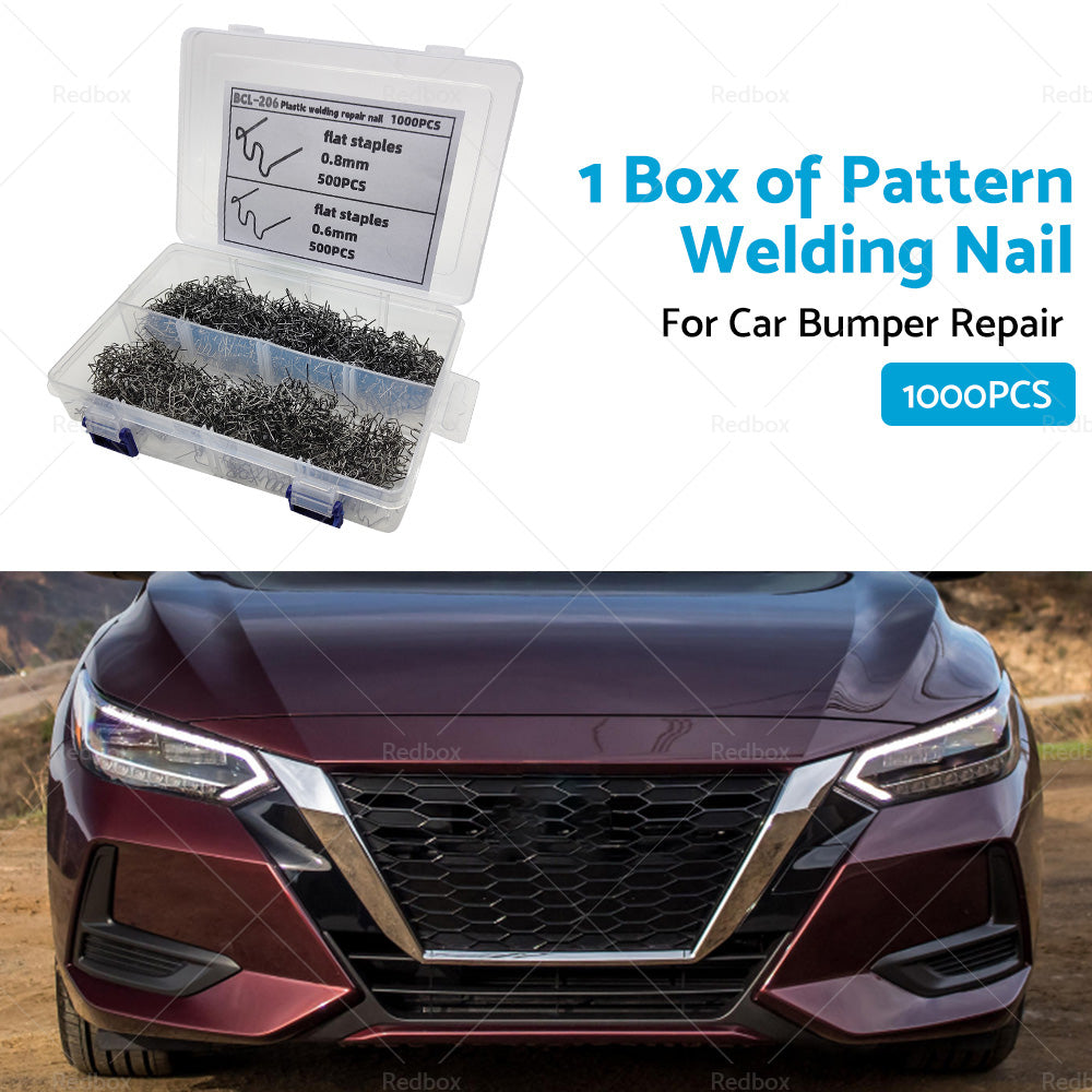 {{ 1000PCS Hot Staples Plastic Welding Wave Stapler For Car Bumper Repair Tool Kits }} - Buy Car Parts Online at {{ Kaka Auto Parts }}.