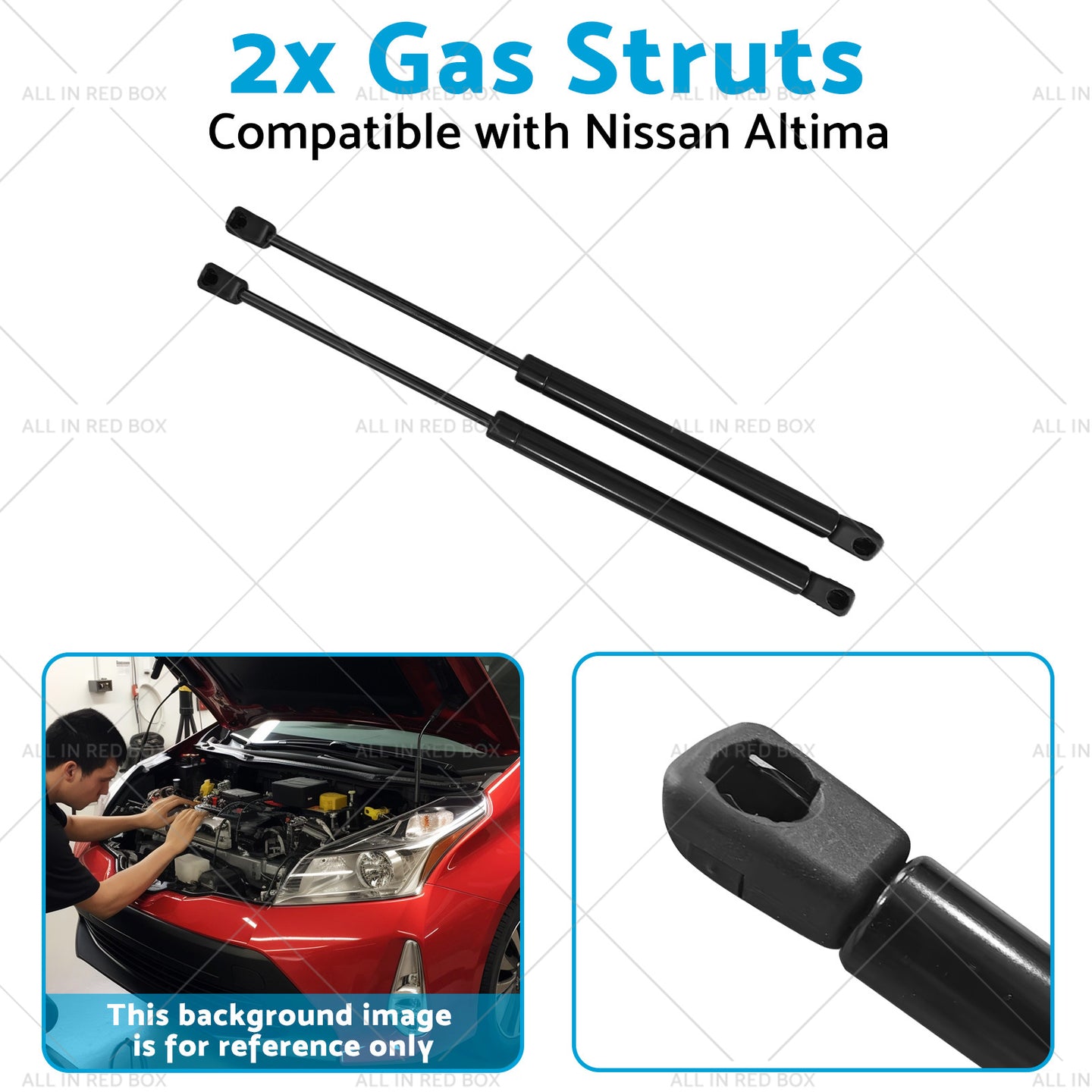 {{ 2x Gas Struts Suitable for Nissan Altima Bonnet L33 3TSOA 268N 2013-2018 }} - Buy Car Parts Online at {{ Kaka Auto Parts }}.