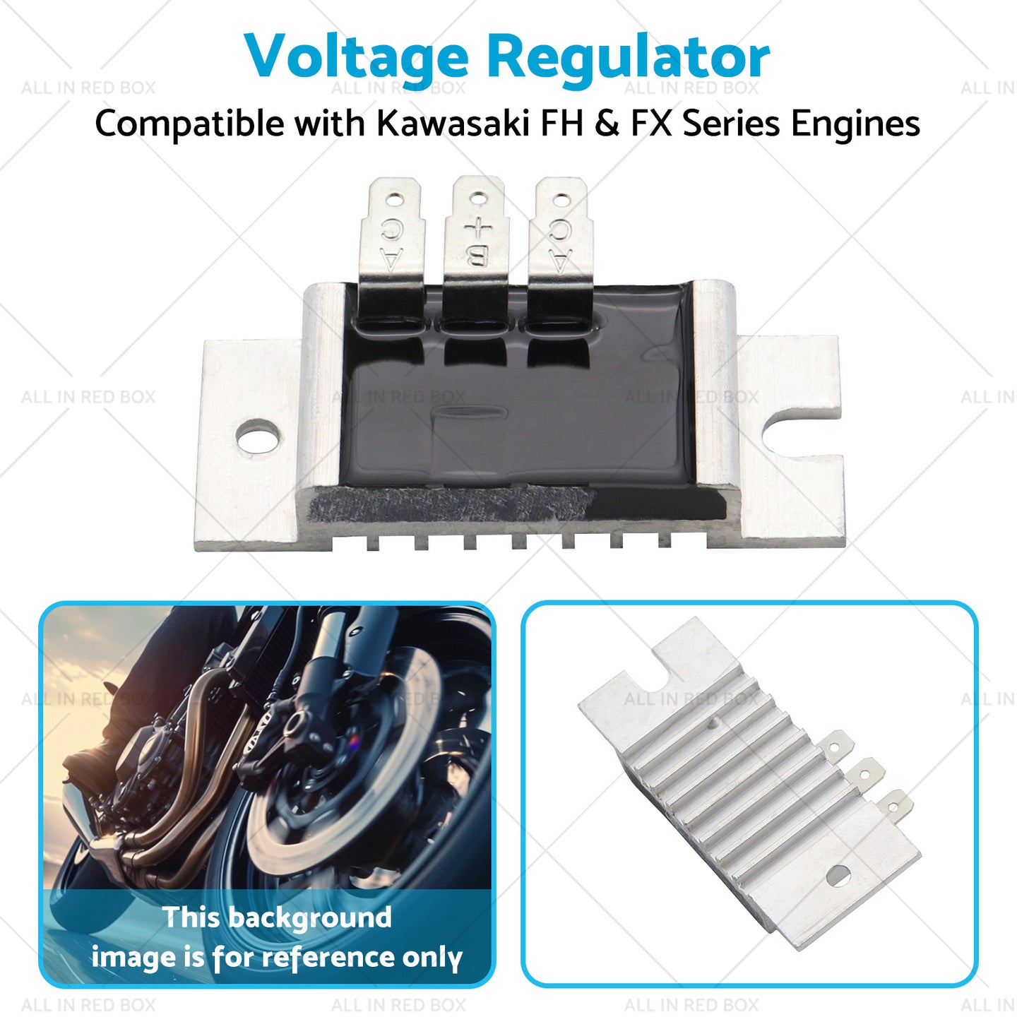 {{ 21066-7011 Voltage Regulator Suitable for Kawasaki FH  and  FX Series Engines }} - Buy Car Parts Online at {{ Kaka Auto Parts }}.